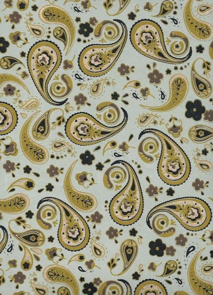 Black And Gold Paisley 740x1024 Wallpaper teahub.io