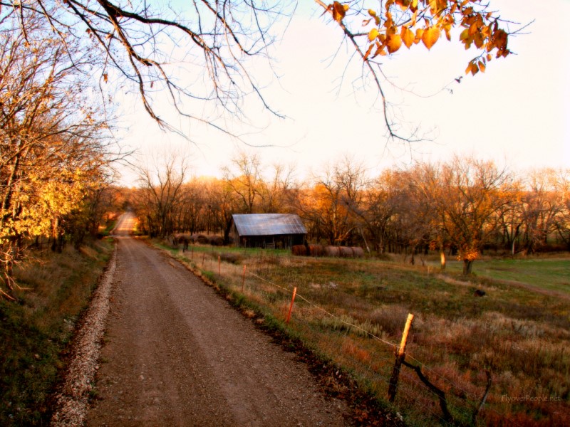 Country Wallpaper - Fall Dirt Road Background - HD Wallpaper 