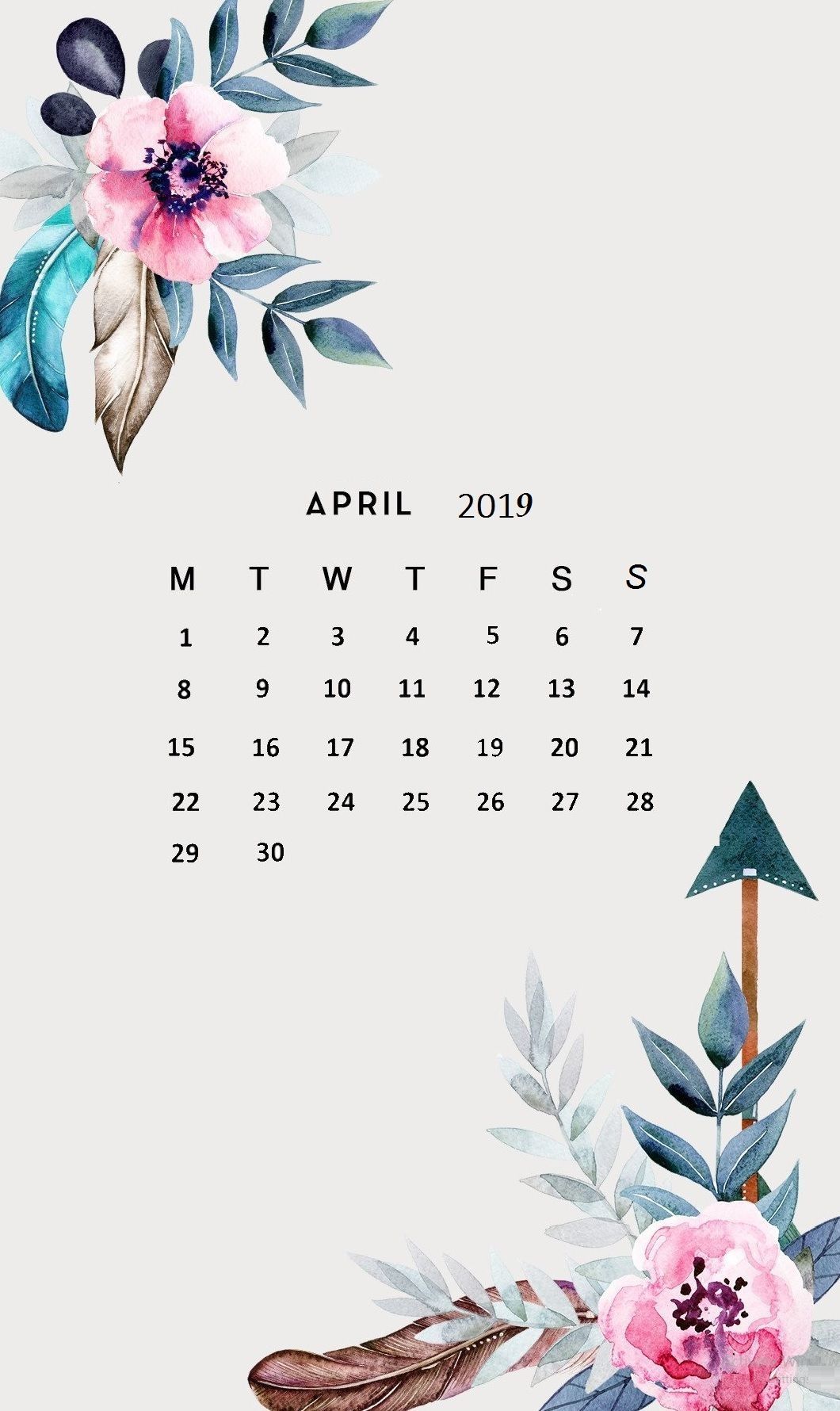 April Calendar Wallpaper 2019 - HD Wallpaper 
