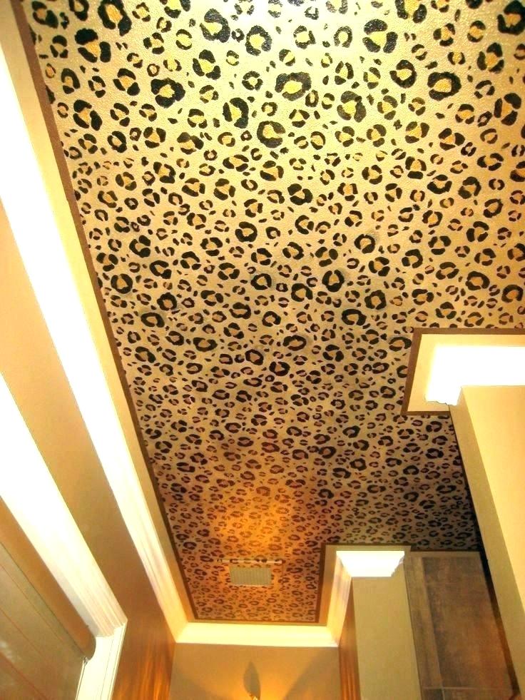 Cheetah Print On Wall - HD Wallpaper 