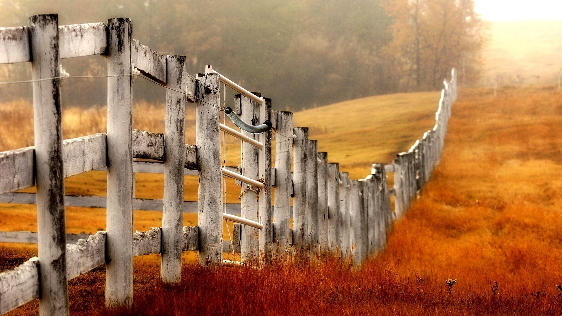 58 Country Desktop Wallpapers On Wallpaperplay - Country Background With Fence - HD Wallpaper 