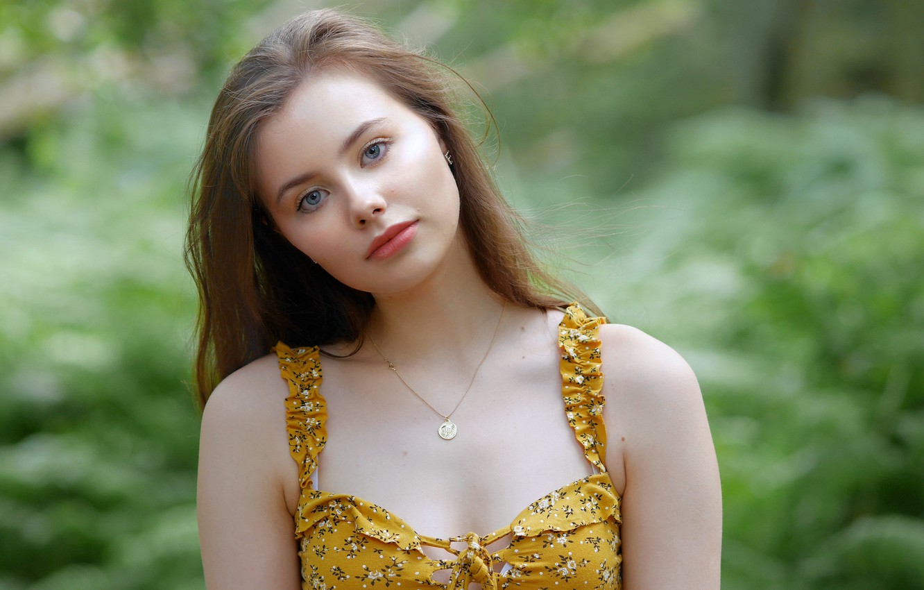 Photo Wallpaper Look, Model, Erin, Woosy - Photo Shoot - HD Wallpaper 