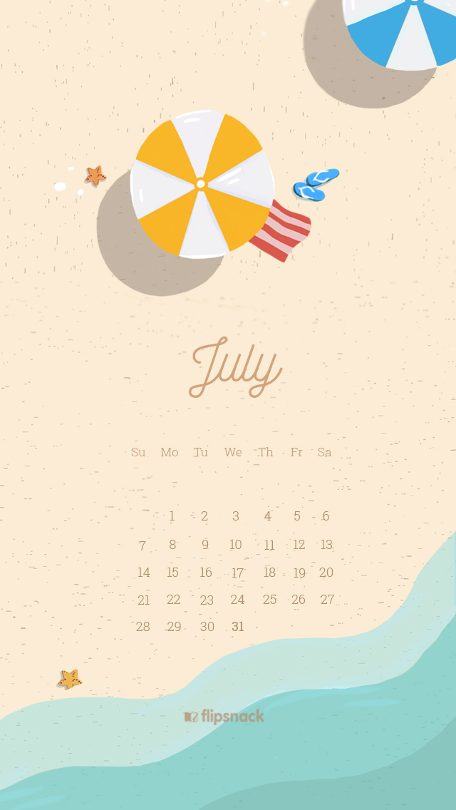 July Calendar Wallpaper 2019 - HD Wallpaper 