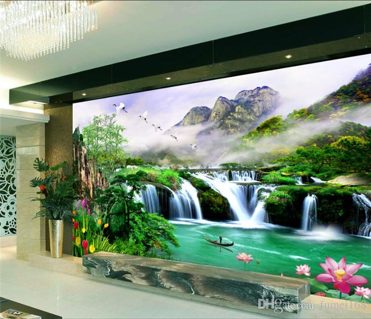 Waterfall Background 3d Designs - HD Wallpaper 