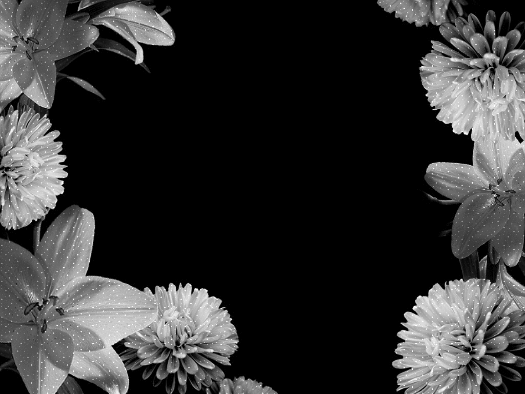Black And White Flower Background - Eid Mubarak Images 2019 - HD Wallpaper 