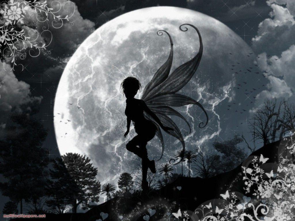 Dark Fairy Wallpaper - Dark Fairy - HD Wallpaper 