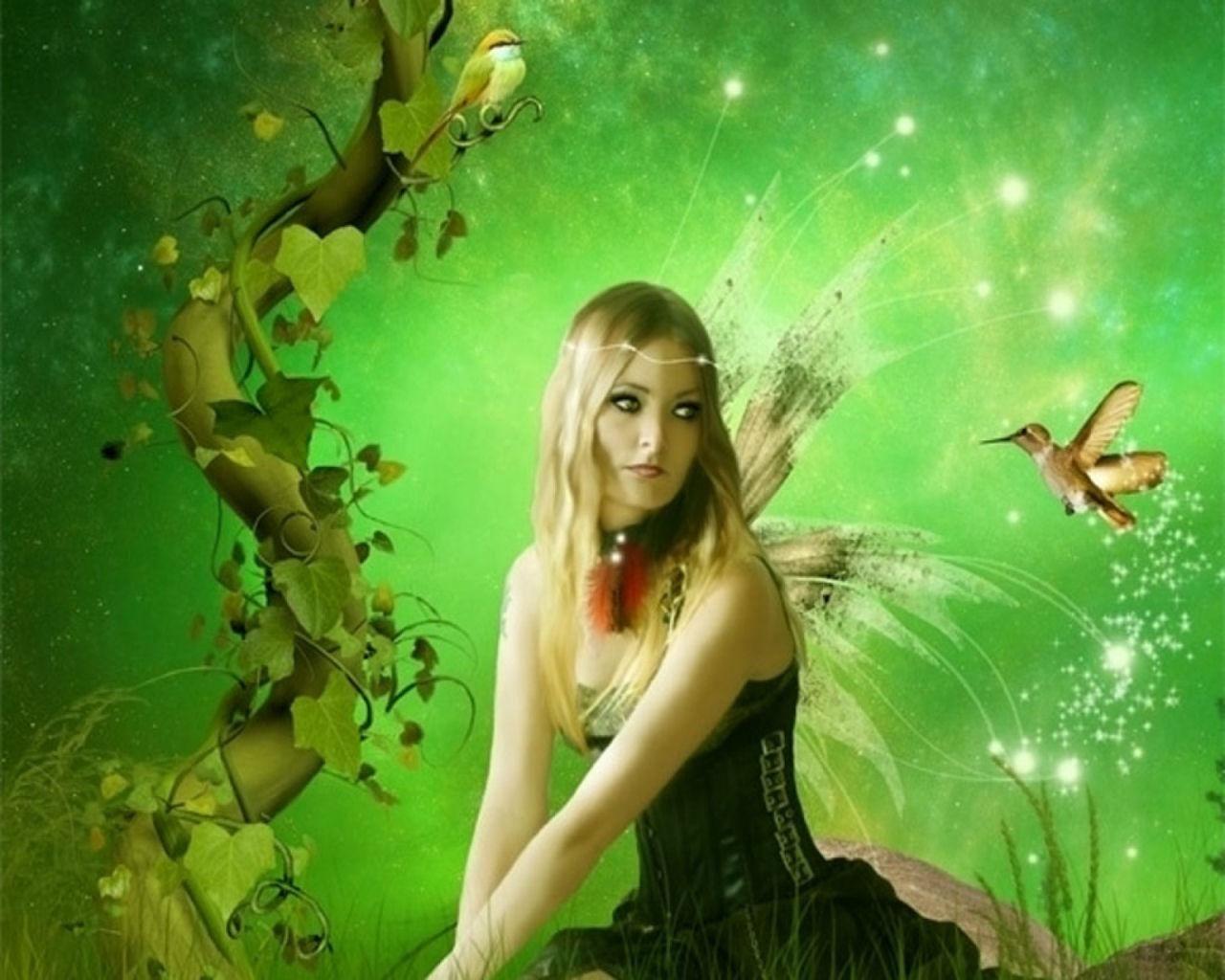 Butterfly Woman Fantasy - HD Wallpaper 