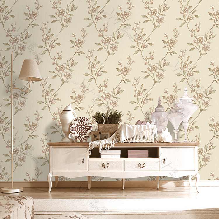 Home Living Room Decoration Elegant Floral Pattern - Korean Wallpaper For  Living Room - 750x750 Wallpaper 