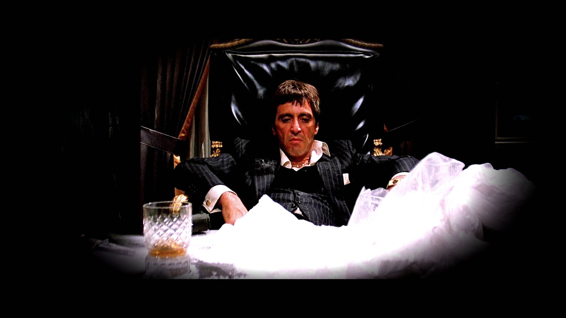 Scarface Crime Drama Movie Film Dark Drugs Wallpaper - Tony Montana Wallpaper Hd - HD Wallpaper 