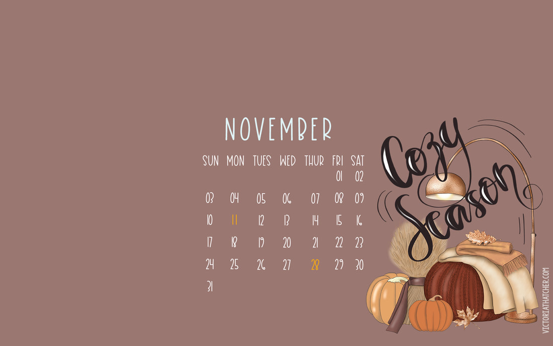 November 2019 Desktop Wallpaper Calendar - HD Wallpaper 