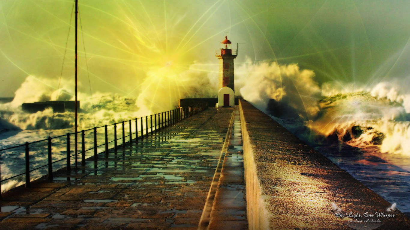 Free High Definition Wallpaper - Farol Da Senhora Da Luz - HD Wallpaper 