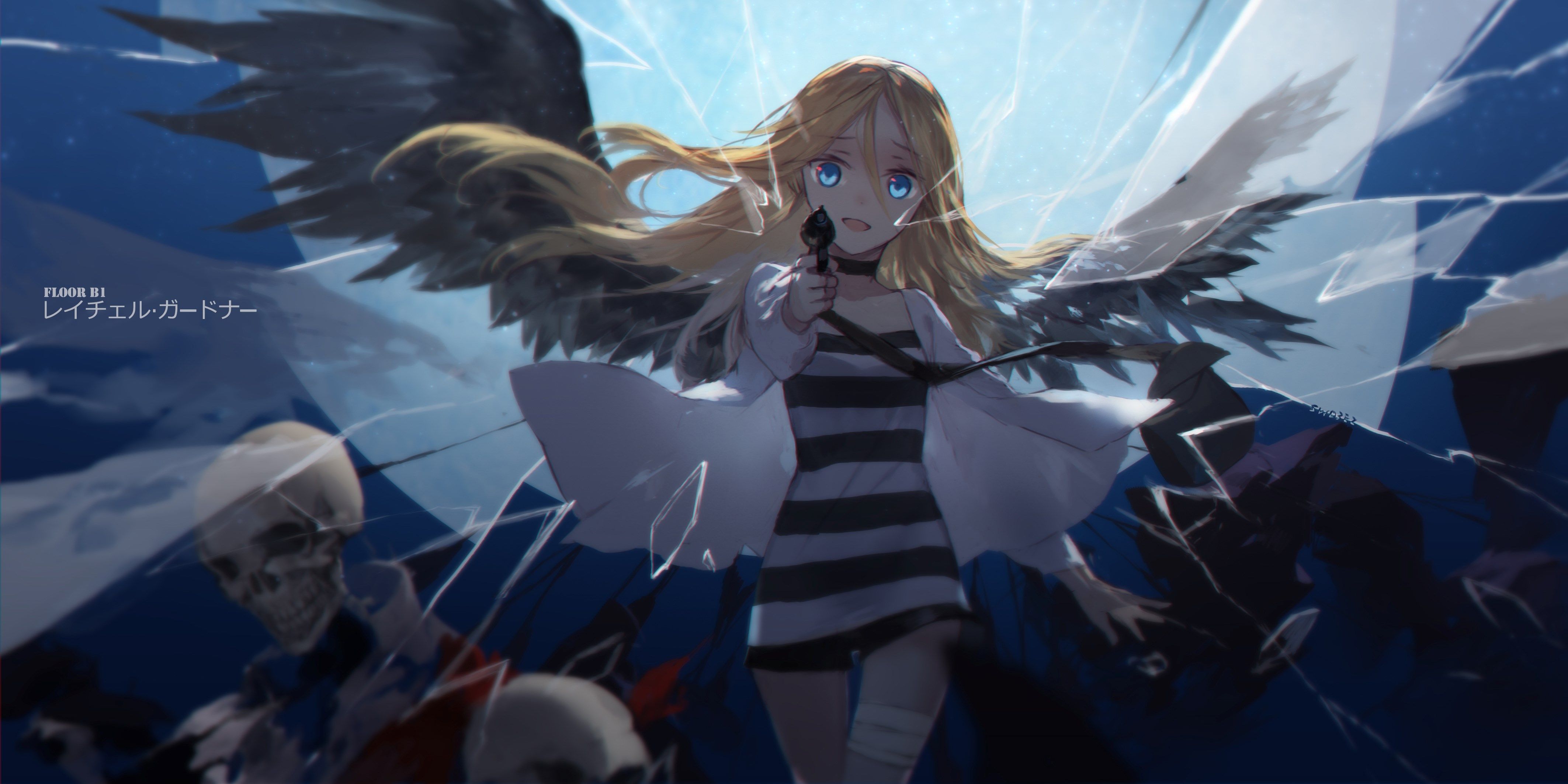 Angel Of Death Anime Girl - HD Wallpaper 
