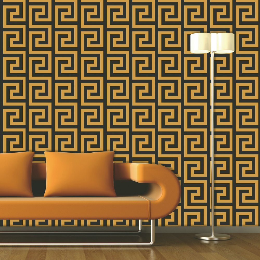 Guangzhou Cheap Price Home Decor Pvc Vinyl Waterproof - African Ethnic Patterns - HD Wallpaper 