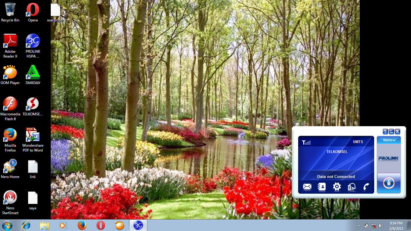 2 Cara Cepat Mengganti Wallpaper Komputer - Beautiful Flower Garden 3d - HD Wallpaper 