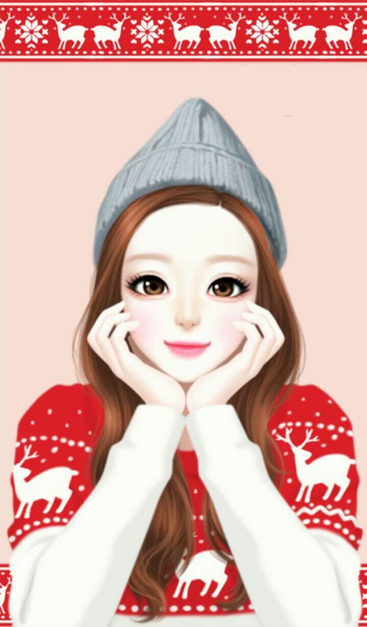 Lovely Girl Cartoon - 719x1228 Wallpaper Lovely Girl Cartoon - 719x1228 Wallpaper