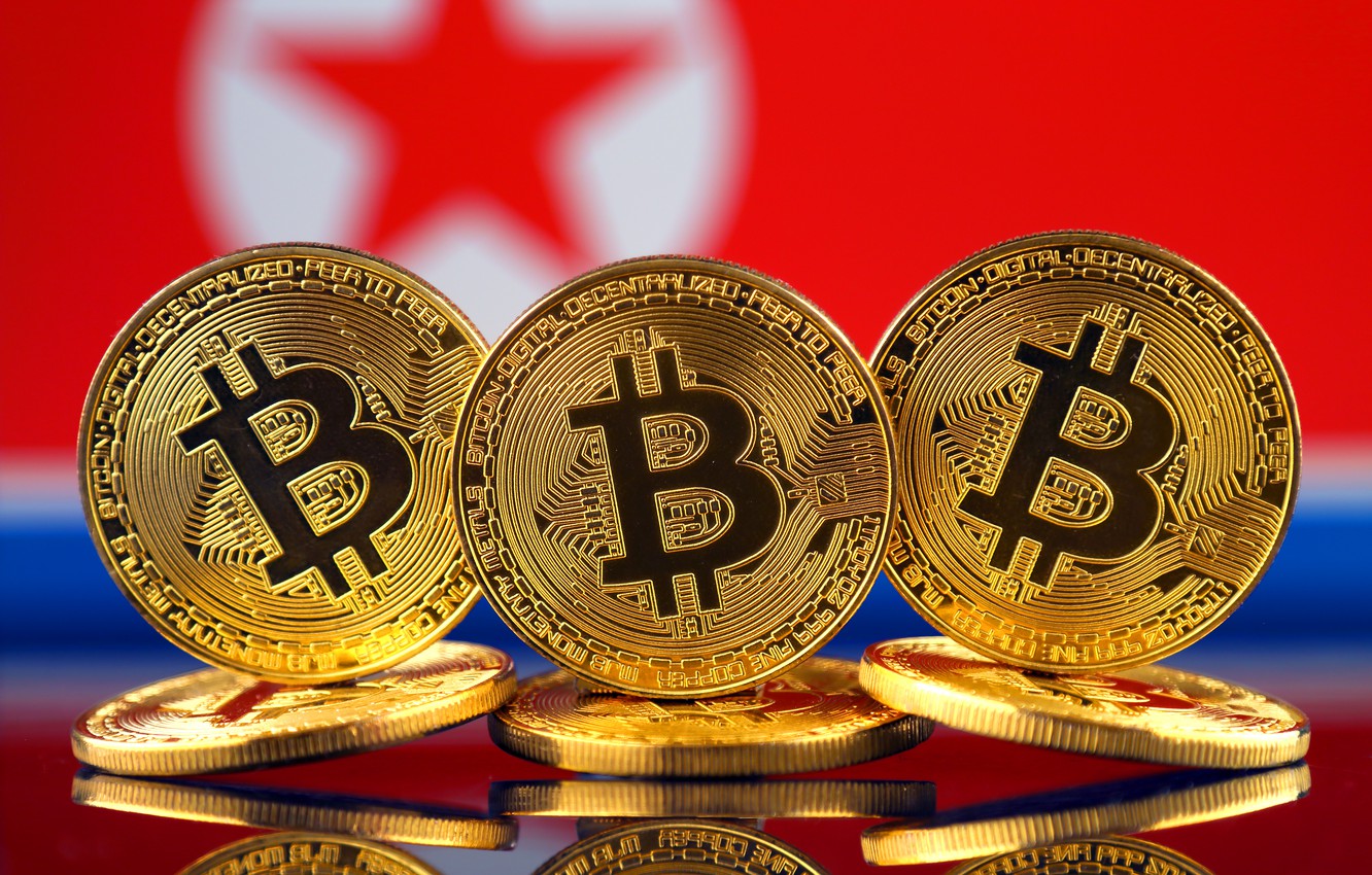 Photo Wallpaper Blur, Flag, Coins, Flag, North Korea, - Bitcoin Uk - HD Wallpaper 