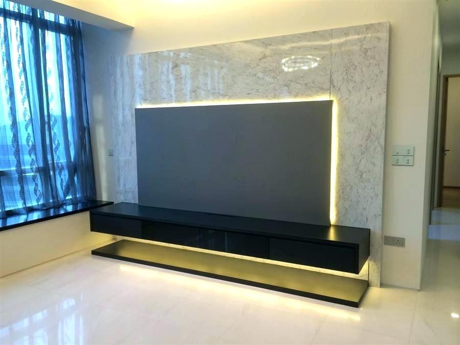 Tv Wall Console Feature Singapore Price Home And Furniture - Tv Feature Wall Singapore - HD Wallpaper 