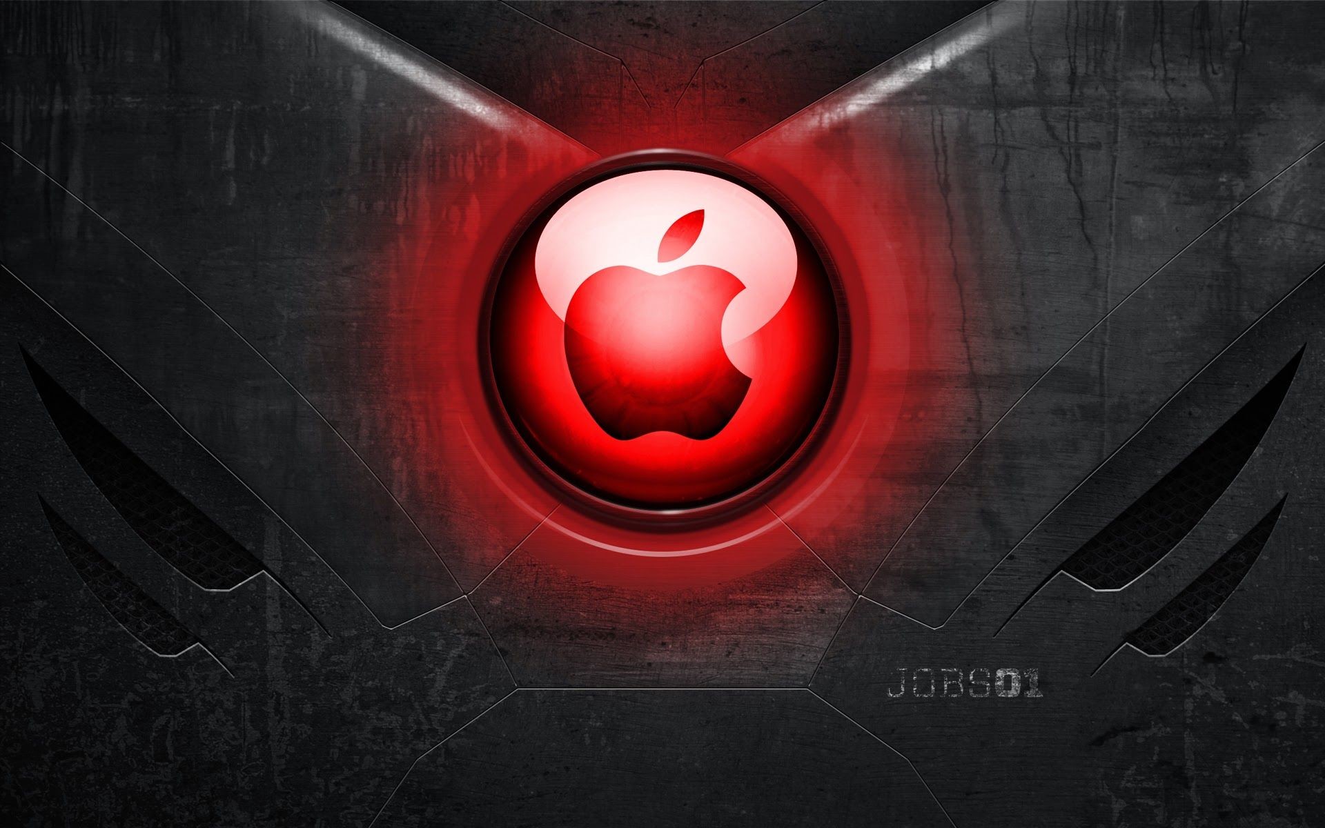 Red Apple Logo Image Full Hd Wallpaper Data Src Apple - Apple Logo Hd With  Red Background - 1920x1200 Wallpaper 