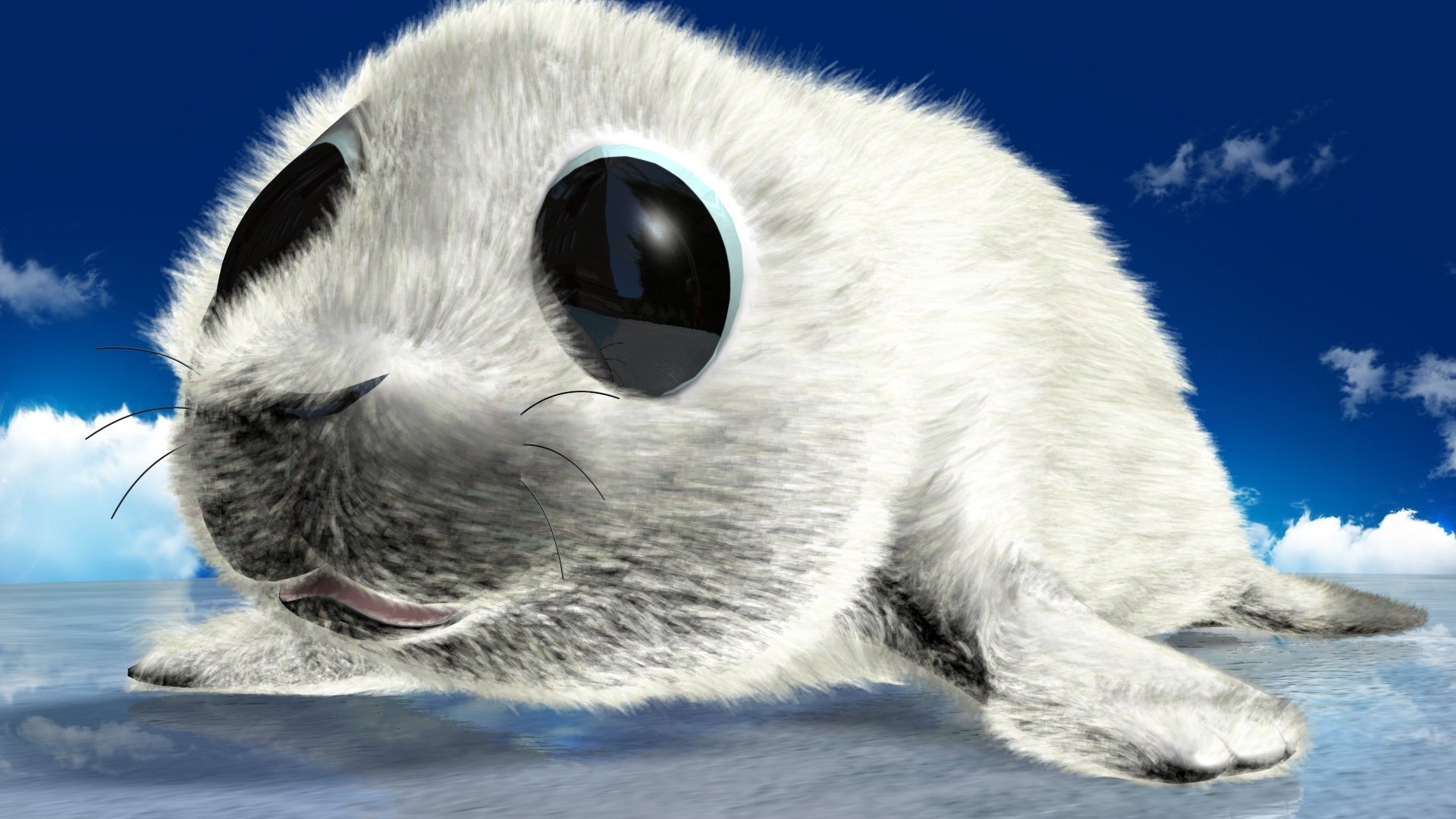 Dibujos Artistico De Focas - HD Wallpaper 