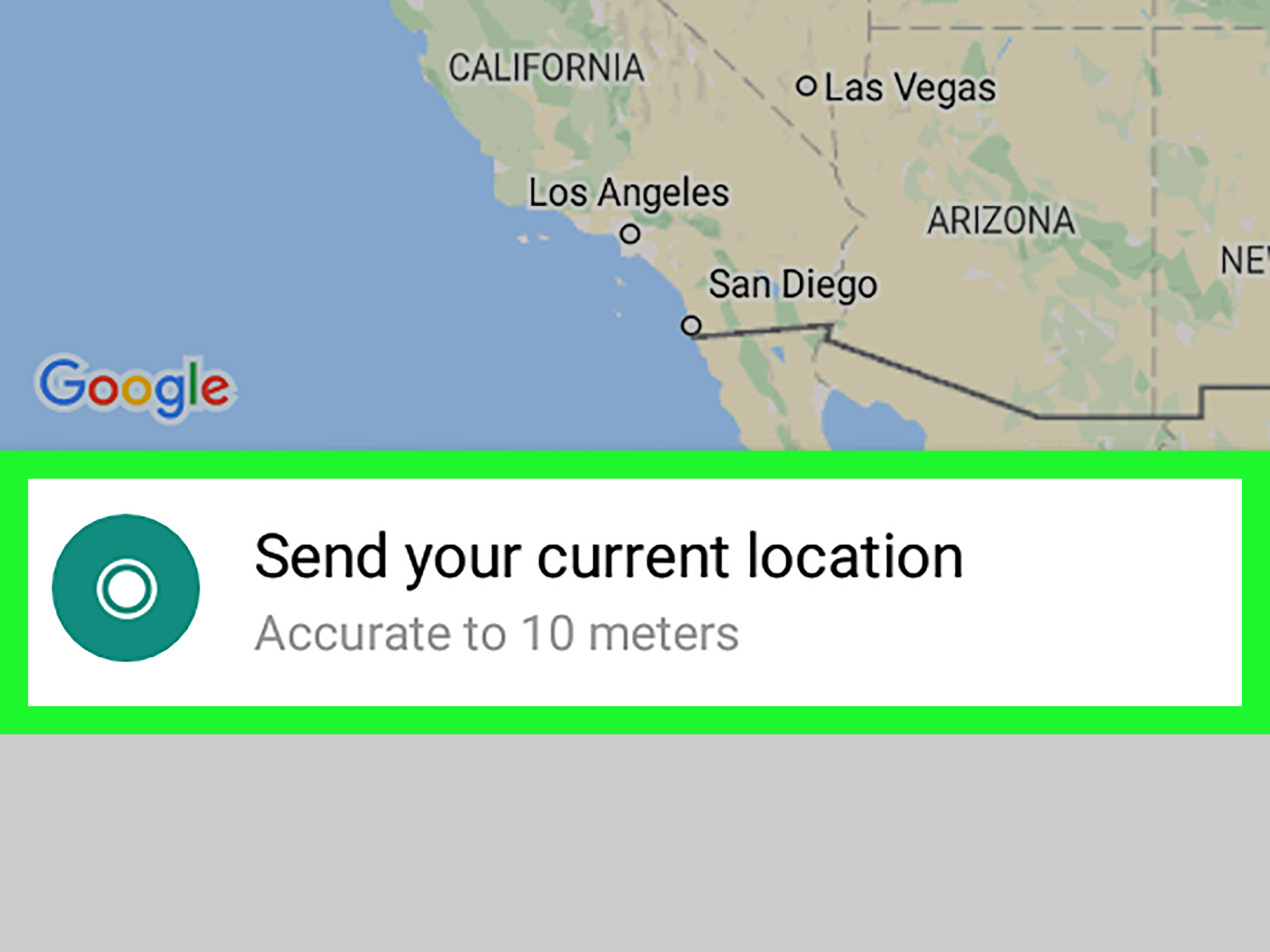 Image Titled Share Your Location On Whatsapp Step - Map - HD Wallpaper 