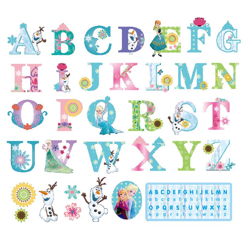 Disney Princess Alphabet Letters - HD Wallpaper 