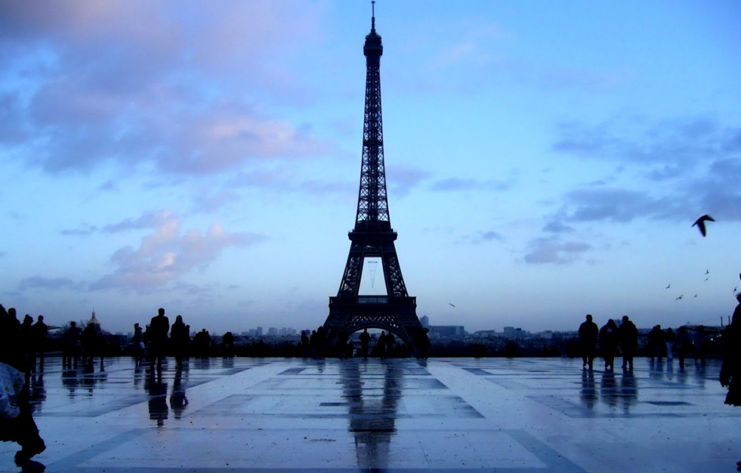 Free Hd Wallpapers Beautiful Places Of The World 2 - Eiffel Tower - HD Wallpaper 
