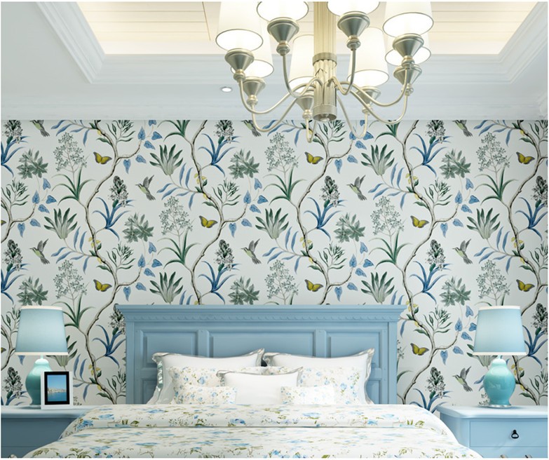 Papel De Flores Para Paredes - HD Wallpaper 