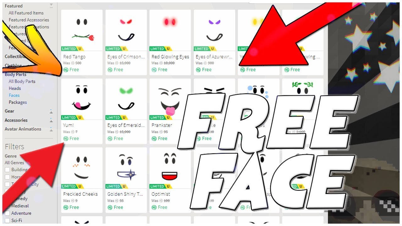 Get Free Faces On Roblox 1280x720 Wallpaper teahub.io