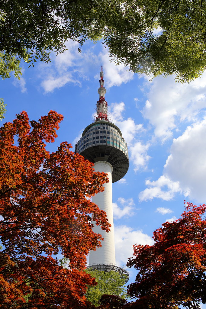 Seoul Tower Wallpaper Hd - HD Wallpaper 