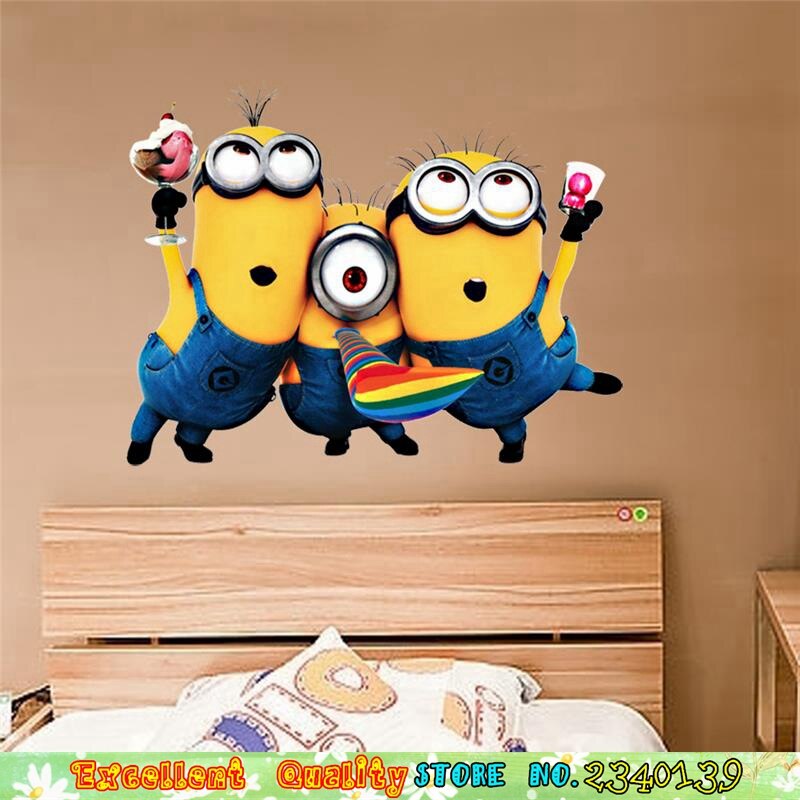 Minions Wall Stickers - HD Wallpaper 