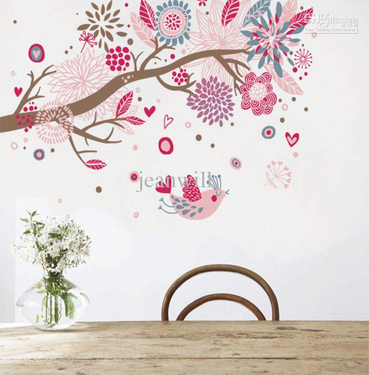 Sticker Huge Pink Tree - HD Wallpaper 