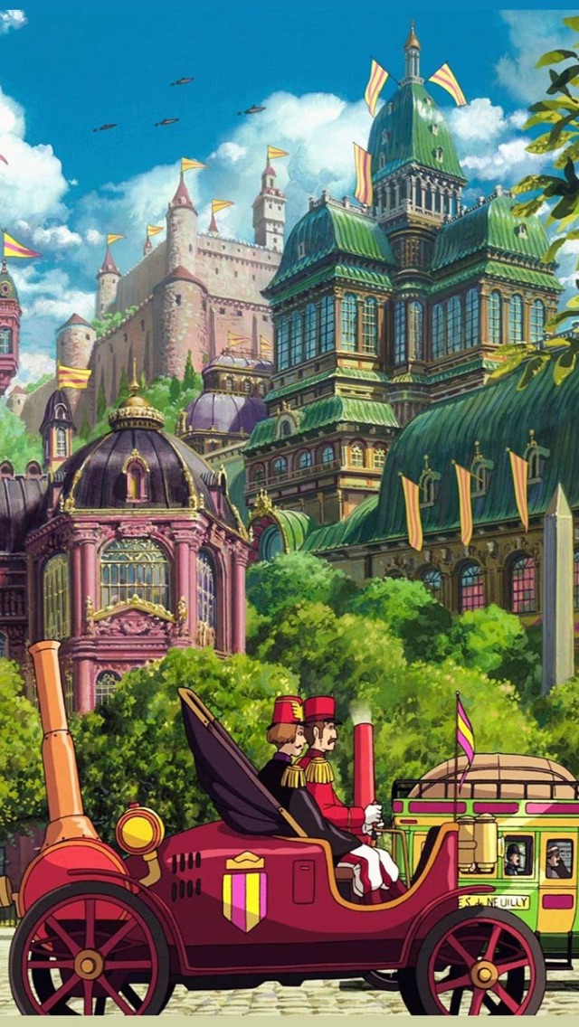 Anime, Art, And Studio Ghibli Image - Howl's Moving Castle - HD Wallpaper 