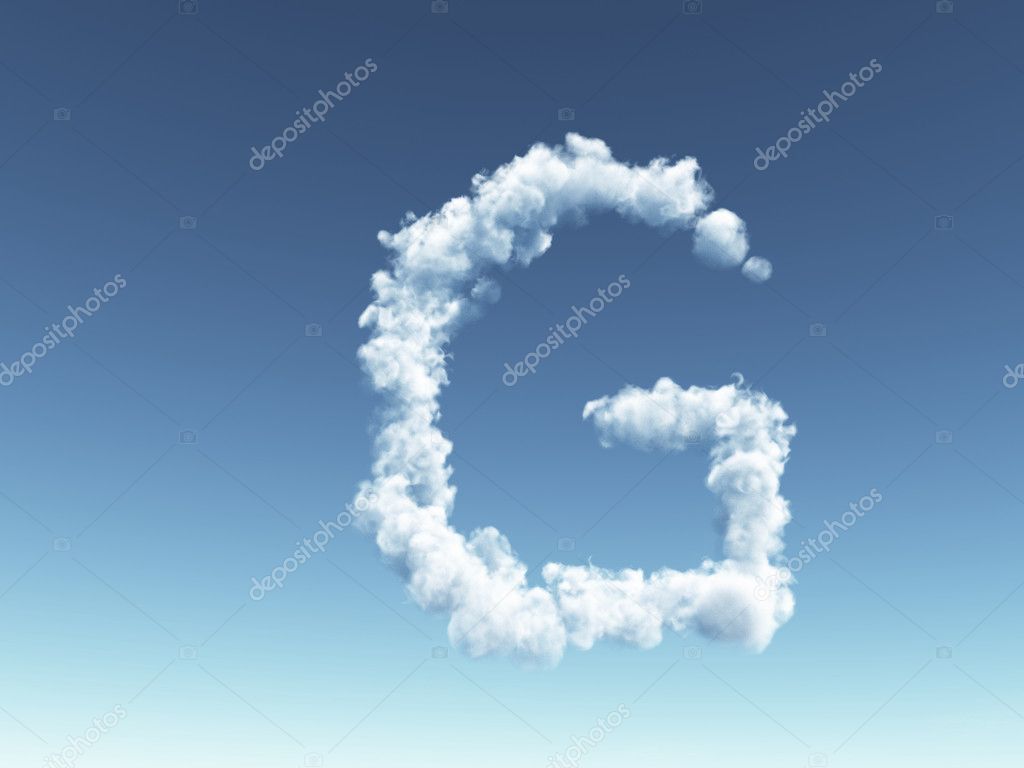Cloudy Letter G - HD Wallpaper 