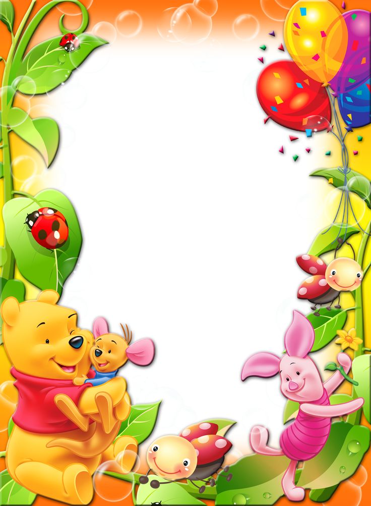 Winnie The Pooh Frame - 736x1002 Wallpaper - teahub.io