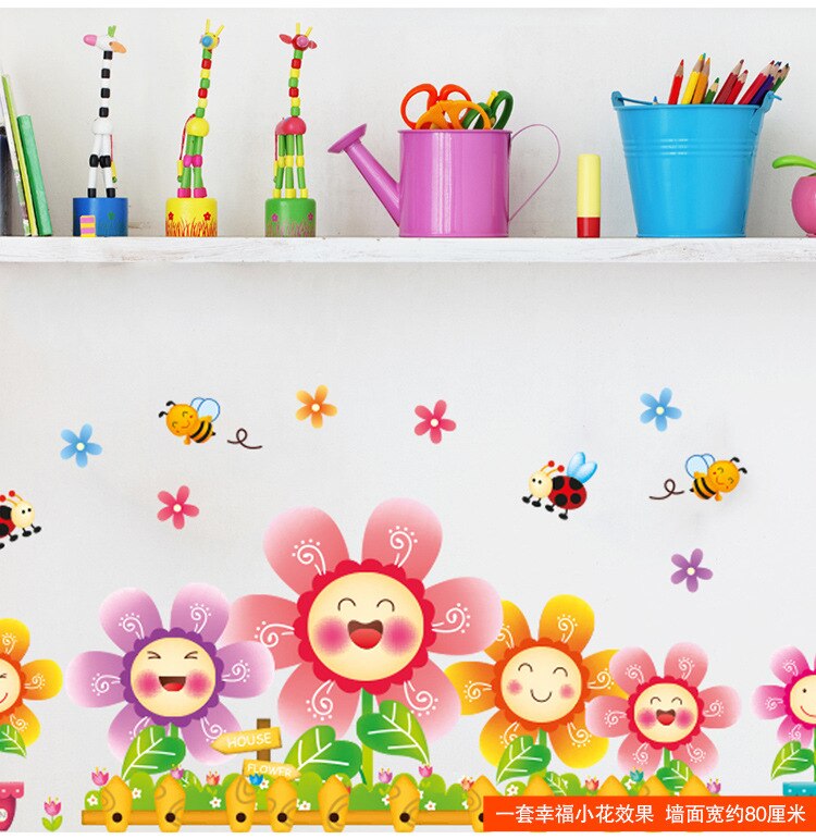 可愛 盆栽 卡通 花朵 - HD Wallpaper 