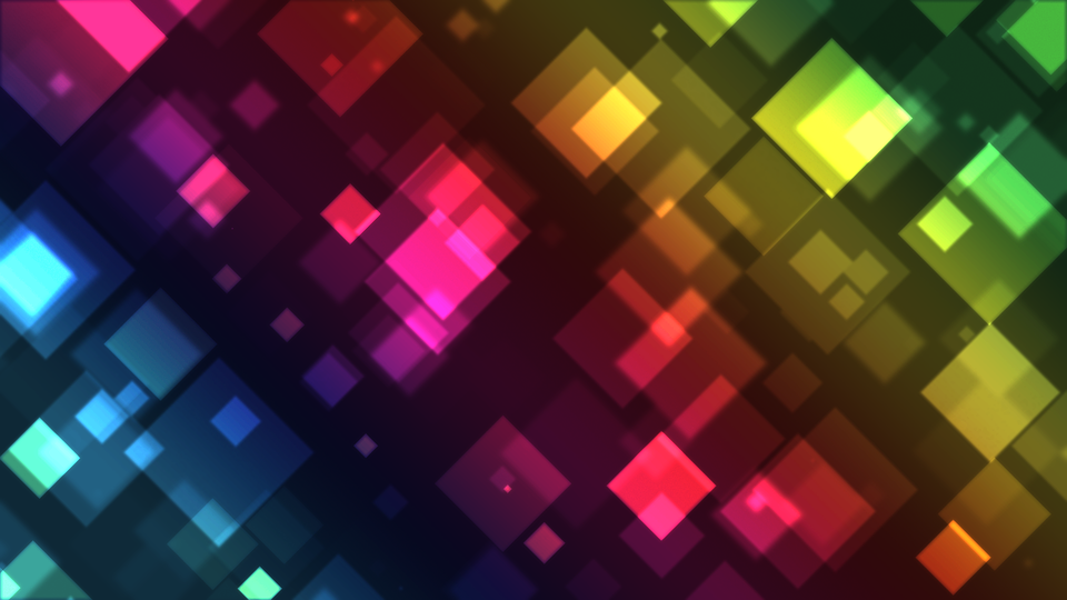Rainbow Neon - HD Wallpaper 