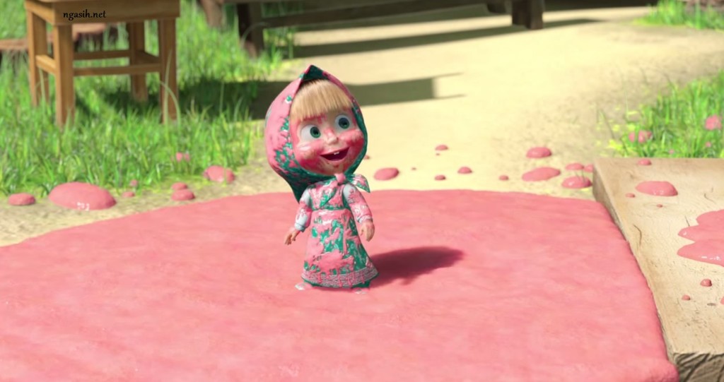 Gambar Marsya Lucu - Голямото Пране Маша И Мечока - HD Wallpaper 