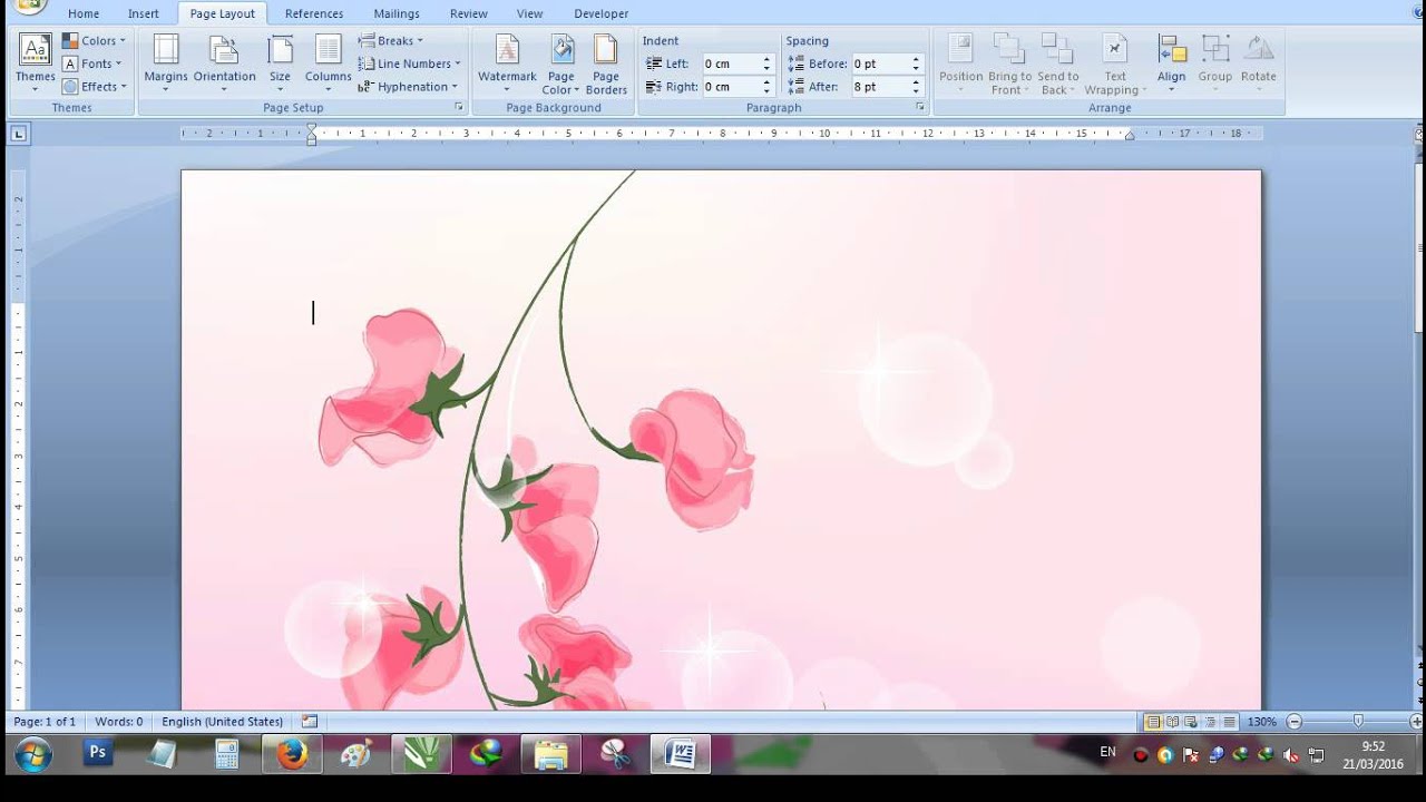 Background Untuk Microsoft Word - HD Wallpaper 