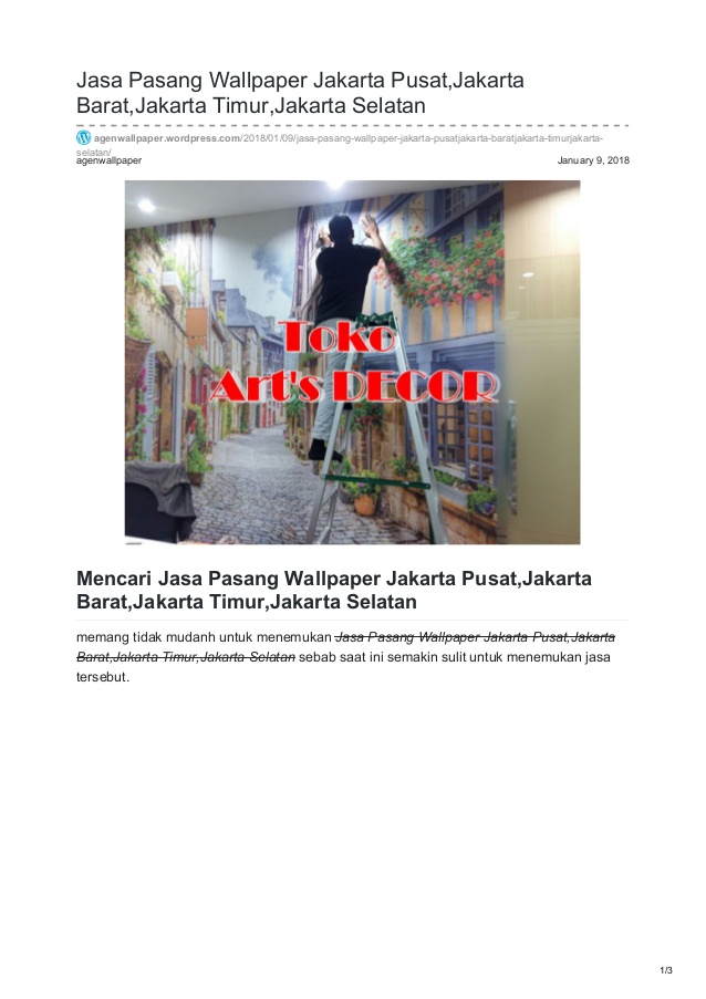 Toko Wallpaper Di Jakarta Barat - HD Wallpaper 