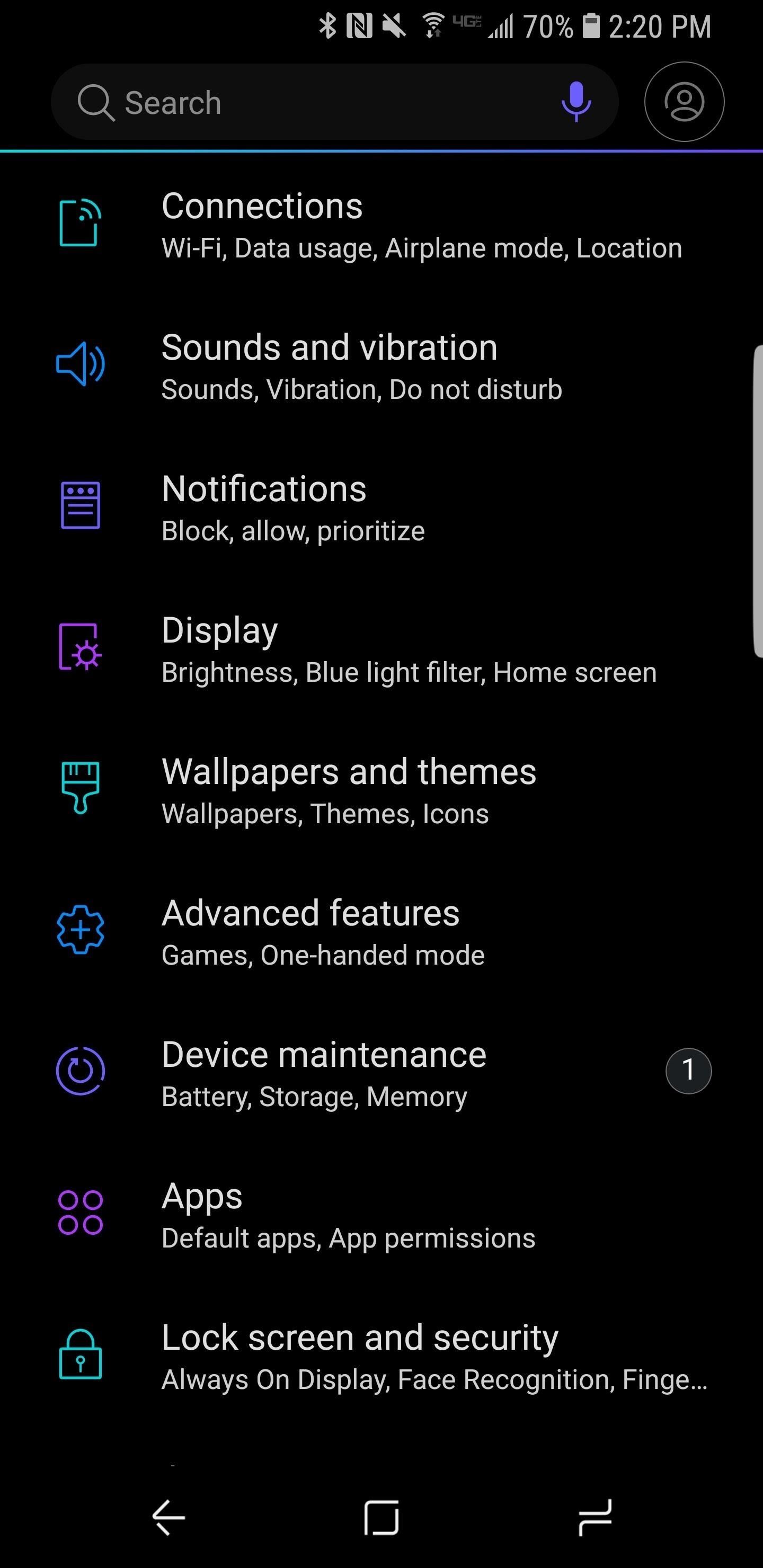 10 Awesome Dark Themes For Your Galaxy S9 - Black Theme For Samsung - HD Wallpaper 