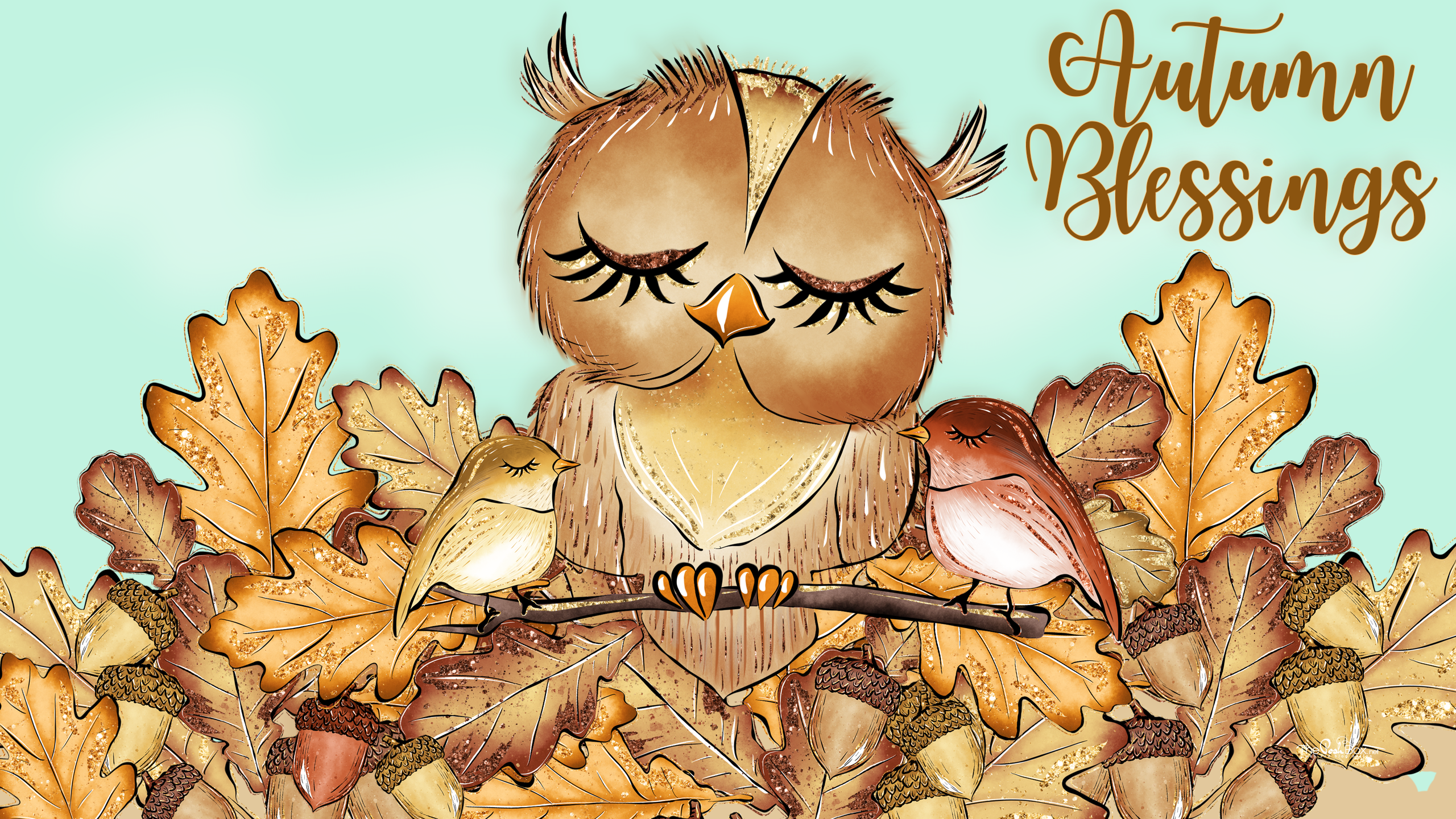 Autumn Laptop Wallpaper Cute - HD Wallpaper 