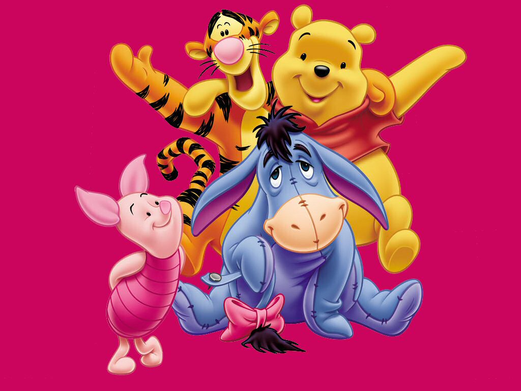 Disney Winnie The Pooh - Winnie The Pooh Purple - HD Wallpaper 