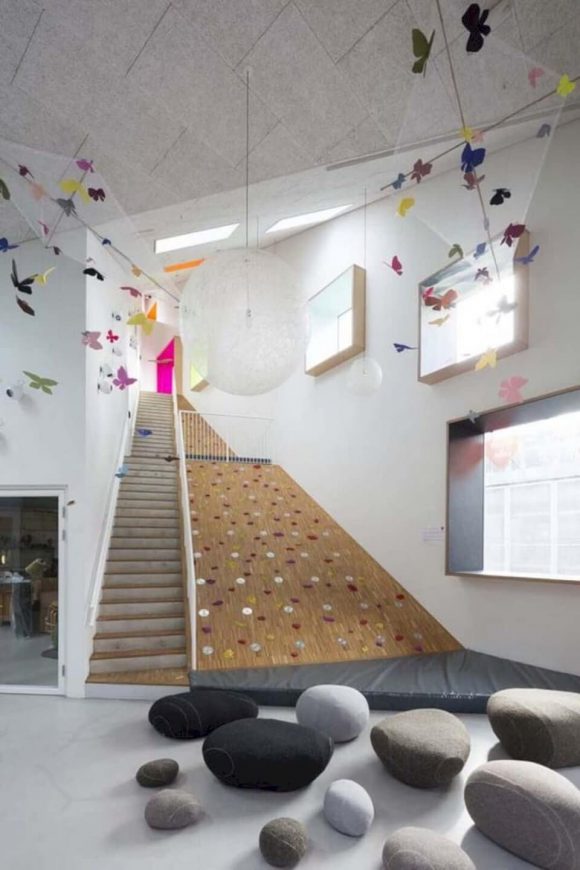 Cara Membuat Hiasan Dinding Kelas Dari Kertas Origami - Ama R Children's Culture House - HD Wallpaper 