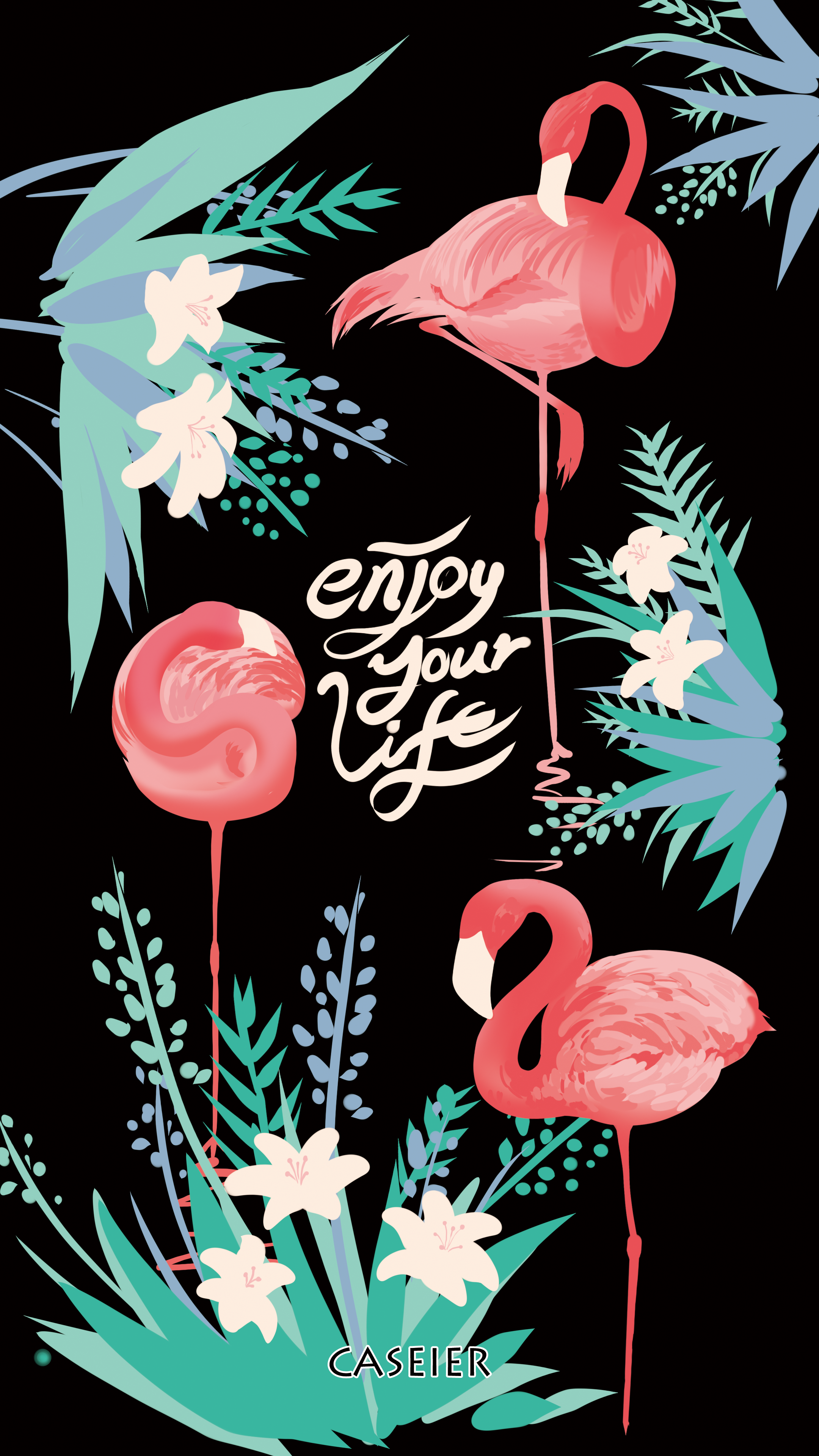 Handphone Flamingo - HD Wallpaper 