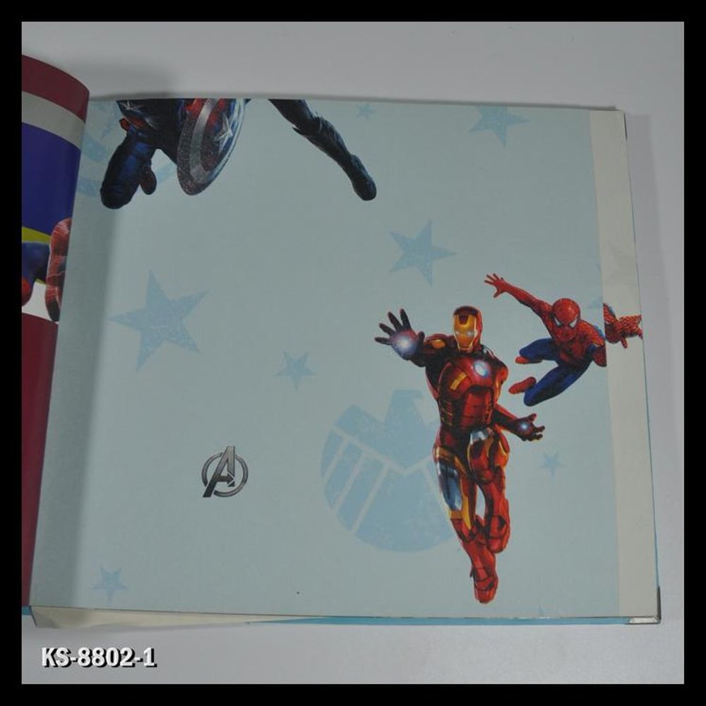 Murmer Wallpaper Dinding Impor Kids Story Dinding 3d - Topo De Bolo Homem De Ferro - HD Wallpaper 