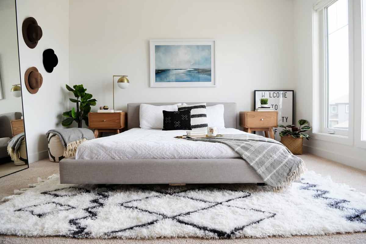 Cara Unik Desain Kamar Tidur Minimalis Sederhana - Minimalist Bedroom - HD Wallpaper 
