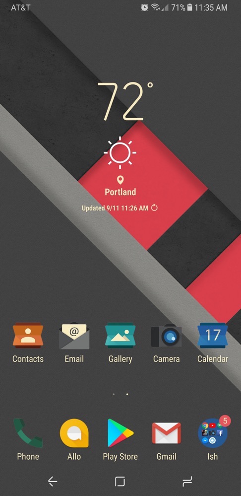 Samsung Vanilla Theme - HD Wallpaper 