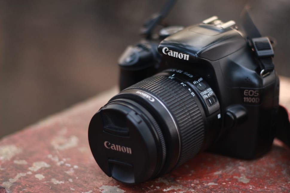 Black Canon Dslr Camera Preview - Canon 1100d - HD Wallpaper 