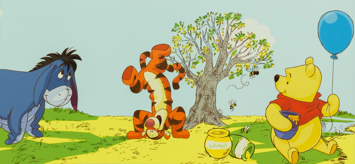Pooh A Bother Free Day - HD Wallpaper 