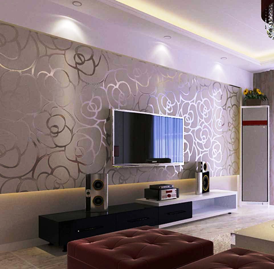 Buat Wallpaper Sendiri - Feature Wall Ideas Lounge - HD Wallpaper 